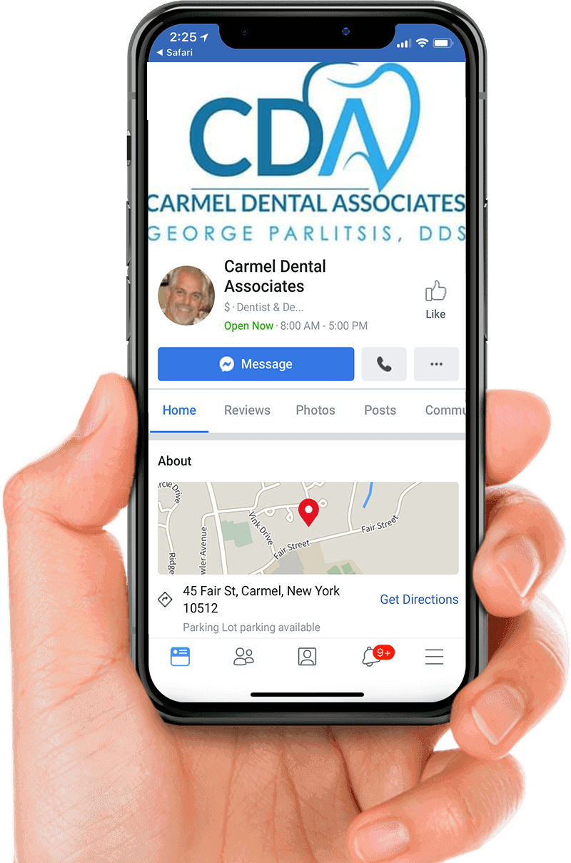 Carmel Dental Associates Social Media Reviews
